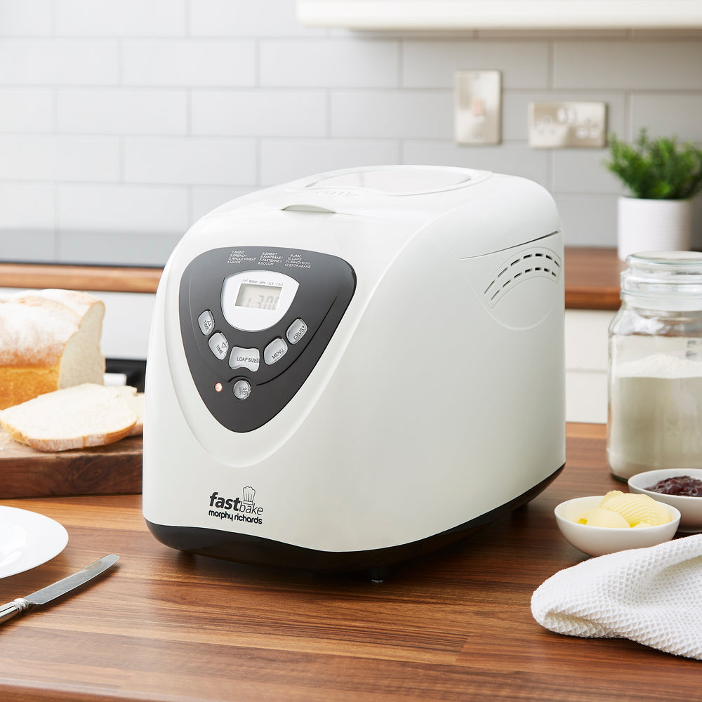 breadmaker on kitchen counter